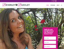 Tablet Screenshot of beverleybuckley.com